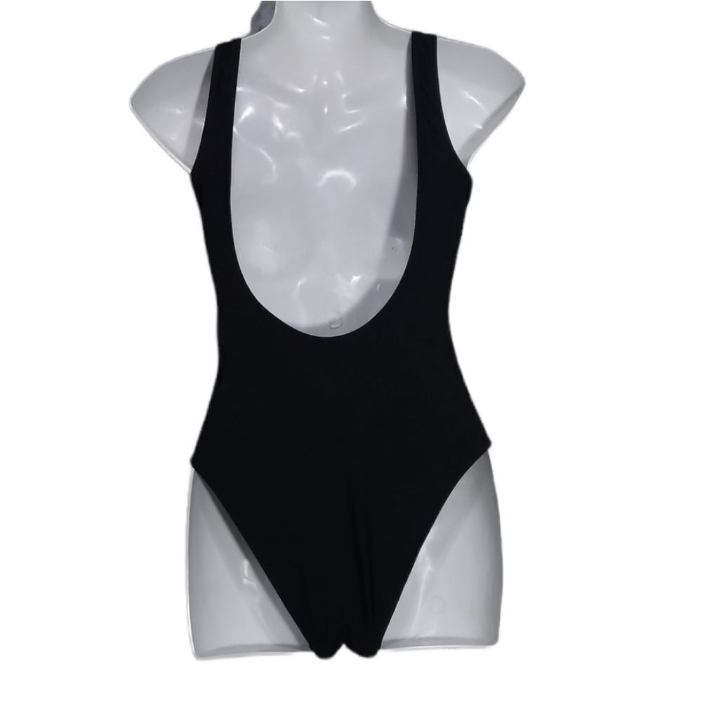 ARIZONA JEANS Black one piece mermaid swimsuit S - Picture 2 of 5